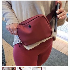 NWT Zyia Crossbody bag scarlet maroon purse